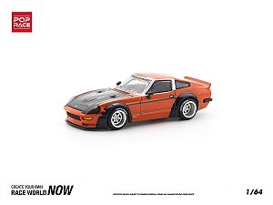 *** PRÉ-ORDER *** Pandem 280ZX 1:64 POP RACE Laranja