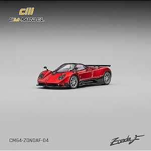 *** PRÉ-ORDER *** Pagani Zonda F 1:64 CM Model Vermelho Dubai