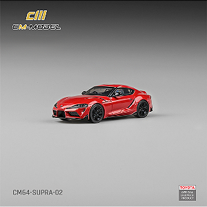 *** PRÉ-ORDER *** Toyota GR Supra 1:64 CM Model Vermelho