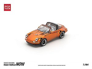 *** PRÉ-ORDER *** Singer Targa 1:64 POP RACE Bronze Chrome