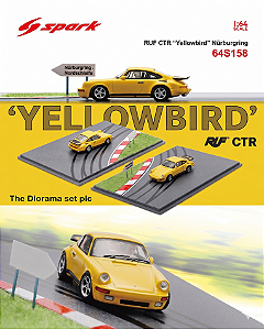 *** PRÉ-ORDER *** RUF CTR Prototype Nürburgring 1:64 Spark Amarelo