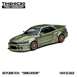 *** PRÉ-ORDER *** R34 Smilodon Millennium Jade PSC Design 1:64 TimeMicro