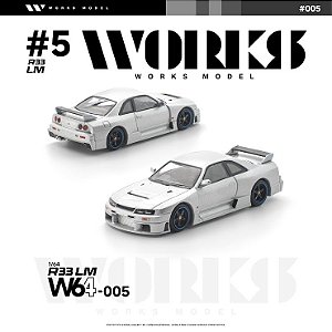 *** PRÉ-ORDER *** R33 LM 1:64 Works Model Prata