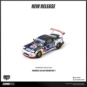*** PRÉ-ORDER *** Mazda RX-7 Mad Mike MADBUL GEN8 1:64 INNO64