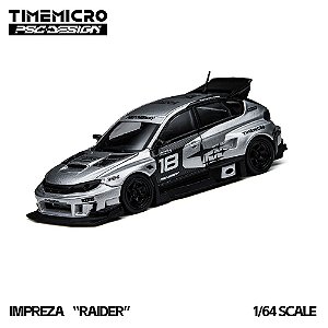 *** PRÉ-ORDER *** Impreza Raider Silver PSC Design 1:64 TimeMicro