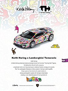 *** PRÉ-VENDA *** Lamborghini Temerario Keith Haring Exclusivo Taipei Toy Show 1:64 Trends Hobby