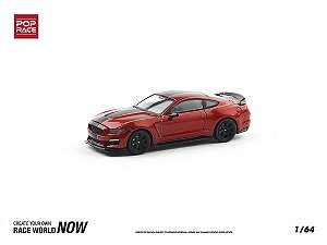 *** PRÉ-ORDER *** Ford Mustang Shelby GT350R 1:64 POP RACE Vermelho