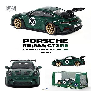 *** PRÉ-ORDER *** Porsche 911 (992) GT3 RS CHRISTMAS EDITION #25 2026 1:43 Solido Verde