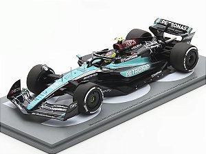 *** PRÉ-VENDA *** Fórmula 1 Mercedes AMG Petronas W15 Lewis Hamilton 2024 1:18 Spark