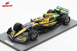 *** PRÉ-VENDA *** Fórmula 1 Ayrton Senna Tribute McLaren MCL38 Lando Norris GP Mônaco 2024 1:12 Spark