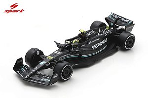*** PRÉ-VENDA *** Fórmula 1 Mercedes AMG Petronas W14 Lewis Hamilton 2023 1:64 Spark