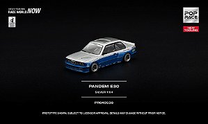 *** PRÉ-ORDER *** Pandem E30 1:64 POP RACE Prata