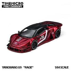 *** PRÉ-ORDER *** Yangwang U9 "Rage" Corsa Red Limited Edition 1:64 TimeMicro