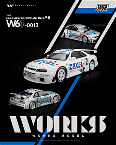 R33 JGTC 1995 ZEXEL 1:64 Works Model Exclusivo TMCS 2026