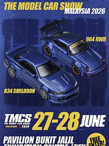 RWB 964 + R34 Smilodon 1:64 TIMEMICRO Exclusivo TMCS 2026