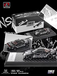 Honda NSX NA 1 1:64 LCD Models Preto Exclusivo TMCS 2026