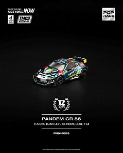 Pandem GT86 TENGKU DJAN LEY 1:64 POP RACE Exclusivo TMCS 2026