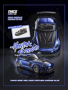 Honda S2000 VARIS Dark Panther Chrome Blue 1:64 Liomio Exclusivo TMCS 2026