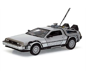 Delorean Time Machine Back to the Future Welly 1:24