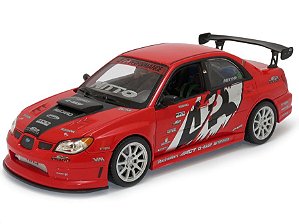 Subaru STi R 1:24 Welly Vermelho