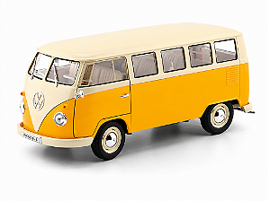 Volkswagen Kombi T1 Bus 1963 1:24 Welly Amarelo