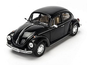 Volkswagen Fusca Beetle 1:24 Welly Preto