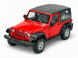 Jeep Wrangler Rubicon SoftTop 2007 1:24 Welly Vermelho