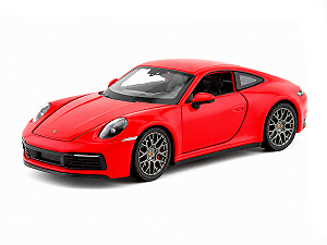 Porsche 911 Carrera 4S 1:24 Welly Vermelho