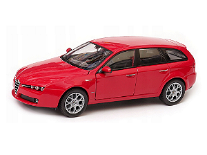 Alfa Romeo 159 Sportwagon 1:24 Welly Vermelho