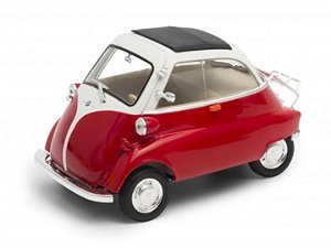 BMW Isetta 1:18 Welly Vermelho