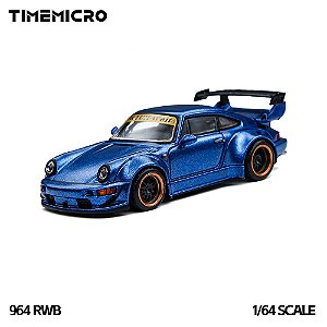 *** PRÉ-ORDER *** RWB 964 PSC Design 1:64 TimeMicro Azul