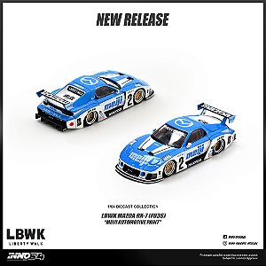 *** PRÉ-ORDER *** Mazda RX7 (FD3S) LB-SUPER SILHOUETTE "MEIJI" 1:64 INNO64