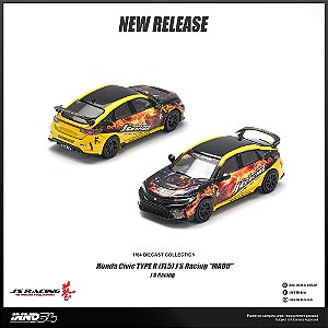 *** PRÉ-ORDER *** Honda Civic TYPE R (FL5) J'S RAcing "MAOU" 1:64 INNO64