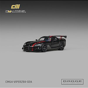 *** PRÉ-ORDER *** Dodge Viper ACR(ZBII) 1:64 CM Model Preto