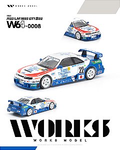 *** PRÉ-ORDER *** R33 LM 1995 GT1 #22 1:64 Works Model QTD3