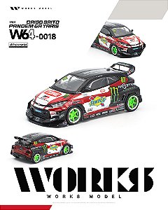 *** PRÉ-ORDER *** PANDEM GR Yaris Daigo Saito 1:64 Works Model QTD3