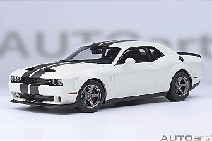 *** PRÉ-VENDA *** Dodge Challenger SRT Super Stock 2023 1:18 Autoart Branco