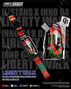 *** PRÉ-ORDER *** LB-SUPER SILHOUETTE FD3S Liberty Walk 1:64 INNO64 QTD2