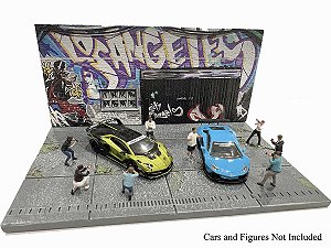 *** PRÉ-ORDER *** Street Art Diorama LA GRAFFITI 1:64 American Diorama QTD3