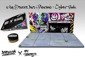 *** PRÉ-ORDER *** Street Art Diorama CYBER PUNK B INK BMBRS 1:64 American Diorama QTD3