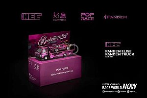 Pandem SET3 Lotus Elise + Fuso 300 1:64 POP RACE HEC 2026