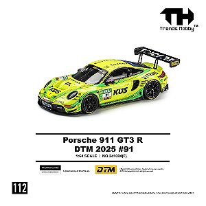 *** PRÉ-ORDER *** Porsche 911 GT3 R DTM 2025 No.91 1:64 Trends Hobby QTD3