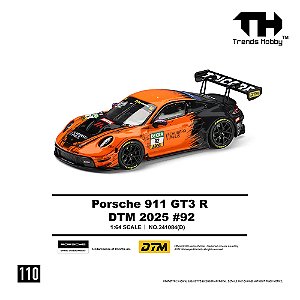 *** PRÉ-ORDER *** Porsche 911 GT3 R DTM 2025 No.92 1:64 Trends Hobby QTD3