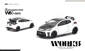 *** PRÉ-ORDER *** Toyota GRMN Yaris 1:64 Works Model Branco QTD3