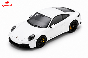 *** PRÉ-ORDER *** Porsche 911 Carrera GTS Coupe (992.2) 1:18 Spark Branco
