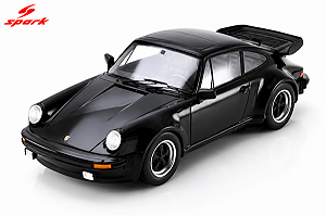 *** PRÉ-ORDER *** Porsche 911 3.3 Turbo 1978 1:18 Spark Preto