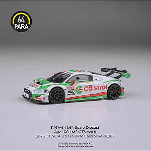 *** PRÉ-ORDER *** Audi R8 LMS GT3 evo II 2026 GTWC Australia BRM Castrol 1:64 PARA64 QTD3