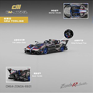Pagani Zonda REVO HP Barchetta 1:64 CM Model
