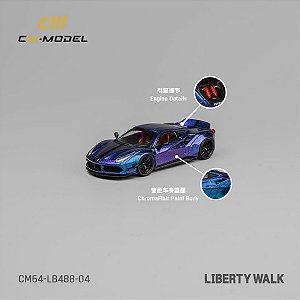 *** PRÉ-VENDA *** LBWK LB-Works LB488 1:64 CM Model PV12943