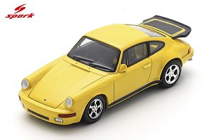 *** PRÉ-ORDER *** RUF CTR Yellow (production version) 1:64 Spark Amarelo QTD3